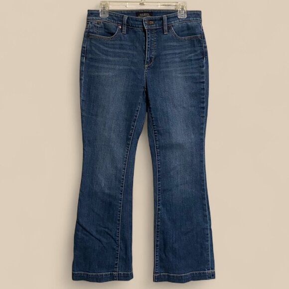 Talbots Flawless 5 Pocket Flare Jeans Size 6 - Picture 1 of 7